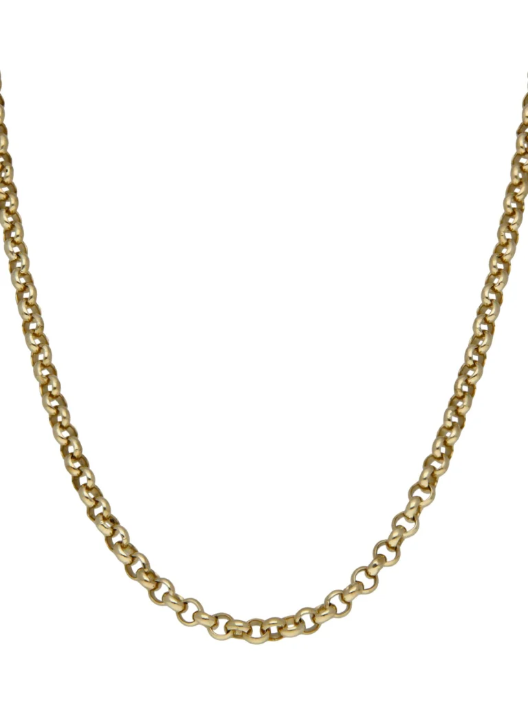 William May 9ct Yellow Gold 21" Belcher Chain Necklace