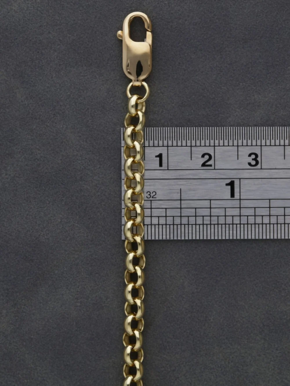 William May 9ct Yellow Gold 21" Belcher Chain Necklace, view 3