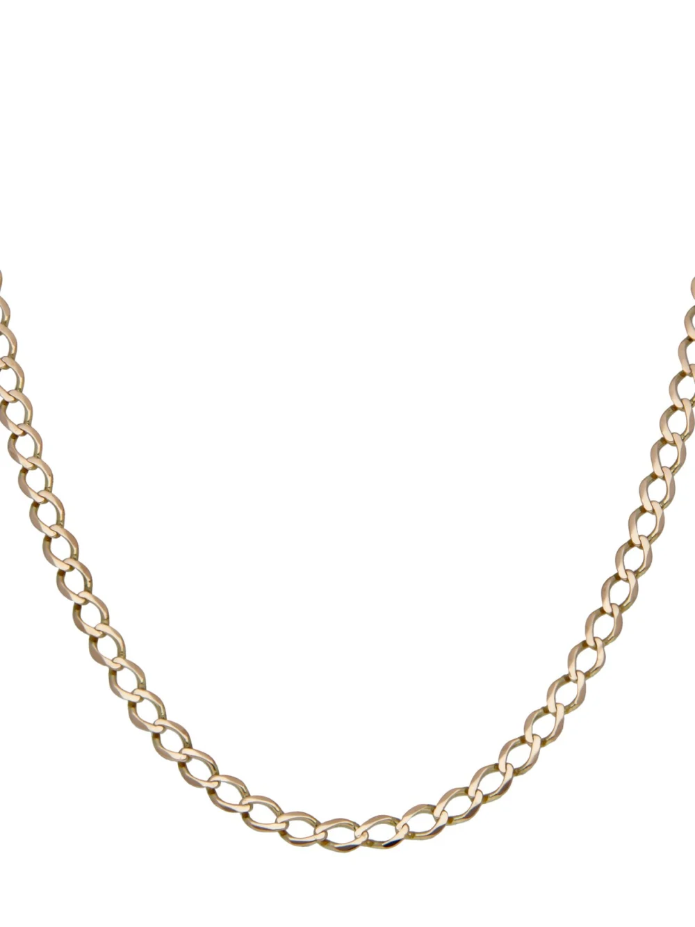 William May 9ct Yellow Gold 21" Curb Chain Necklace