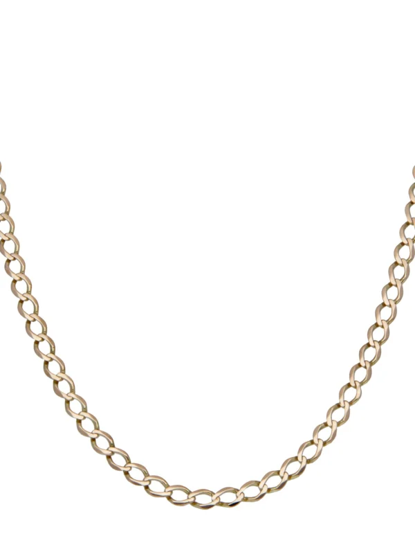 William May 9ct Yellow Gold 21" Curb Chain Necklace