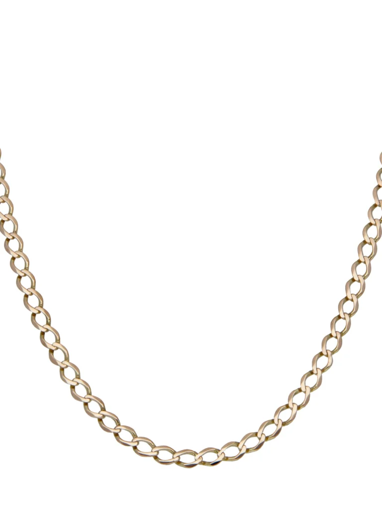 William May 9ct Yellow Gold 21" Curb Chain Necklace