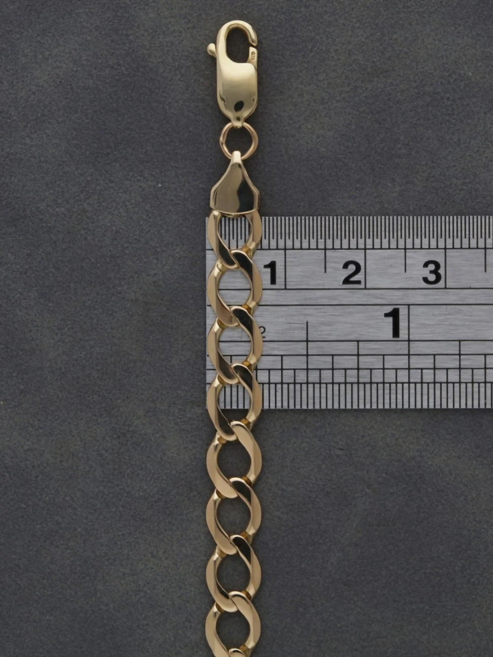 William May 9ct Yellow Gold 21" Curb Chain Necklace, view 3
