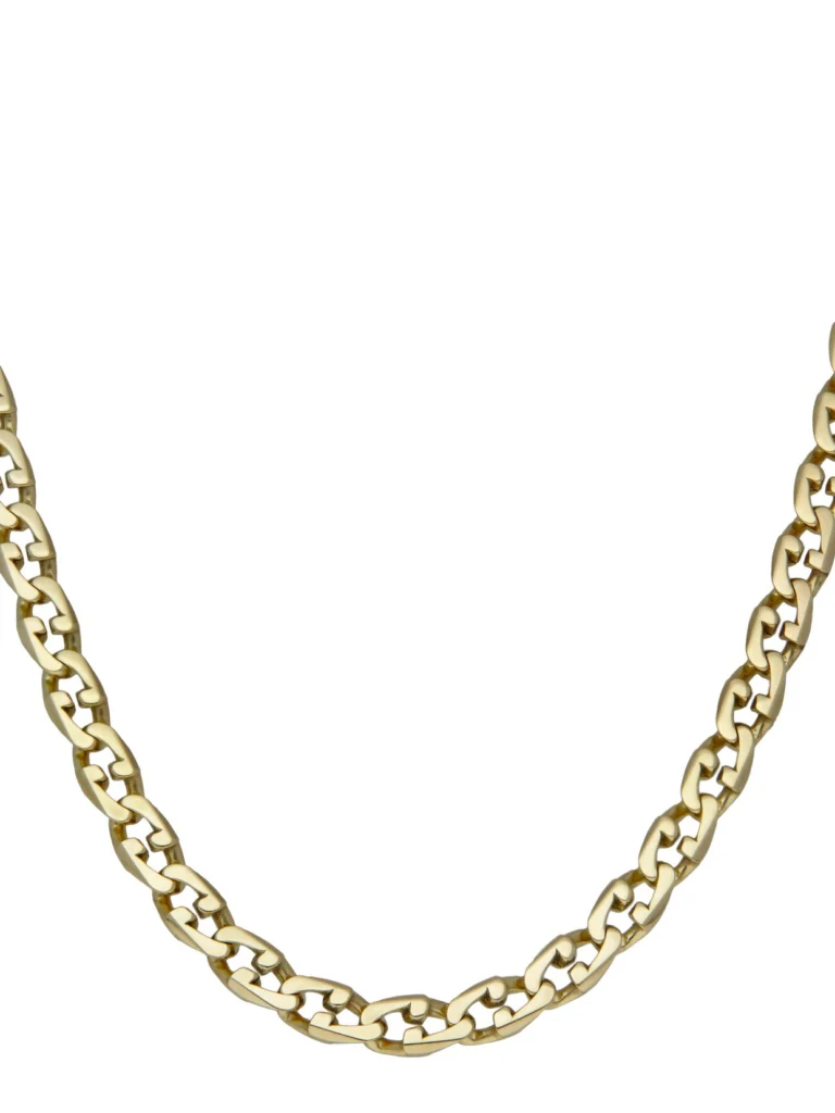 William May 9ct Yellow Gold 21" Fancy Anchor Link Chain Necklace