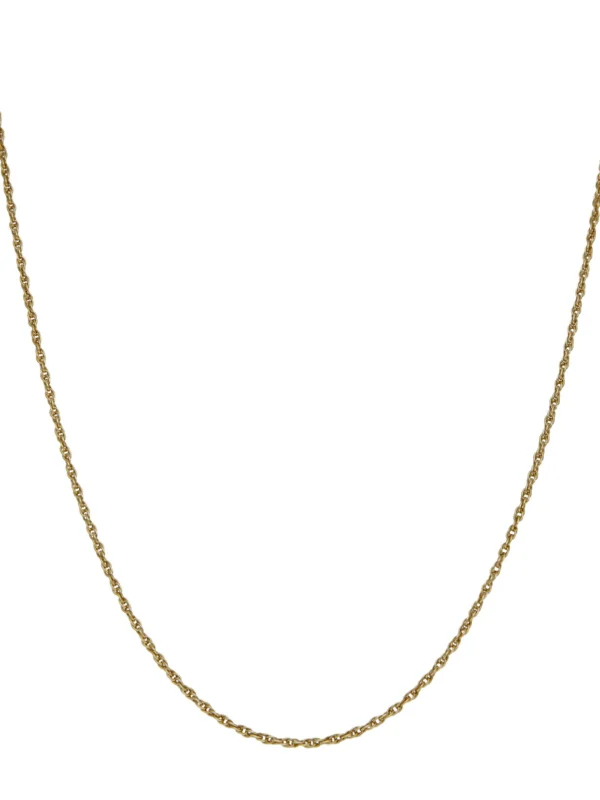 William May 9ct Yellow Gold 21" P.o.w Twist Link Chain Necklace