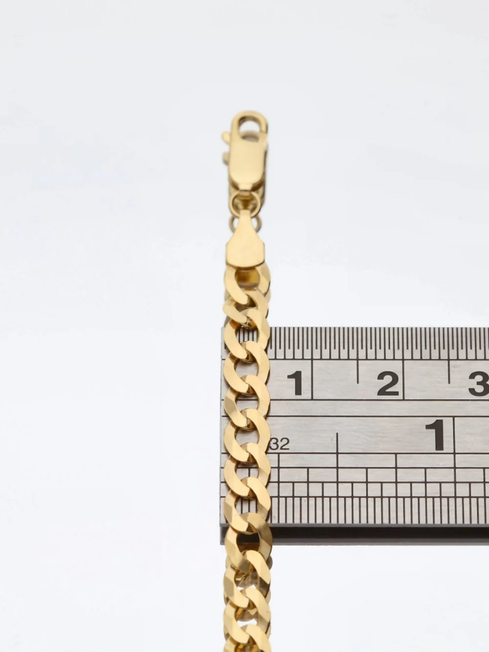 William May 9ct Yellow Gold 22" Curb Link Chain Necklace 13.2G, view 2