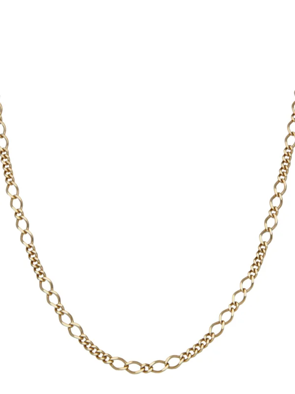 William May 9ct Yellow Gold 22" Fancy Link Chain Necklace