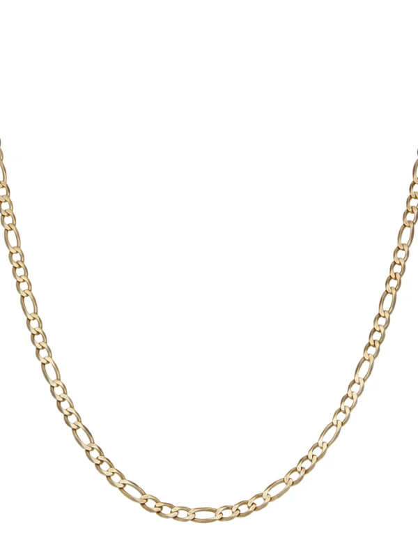 William May 9ct Yellow Gold 22" Figaro Chain Necklace