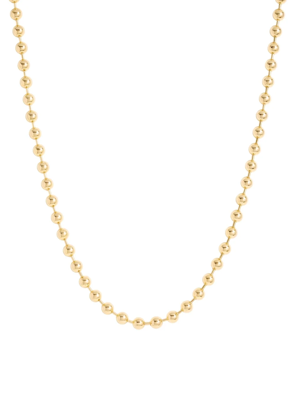 William May 9ct Yellow Gold 22 Inch Beaded Chain Necklace 30.8G