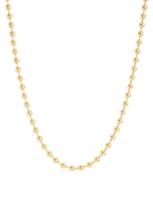 William May 9ct Yellow Gold 22 Inch Beaded Chain Necklace 30.8G