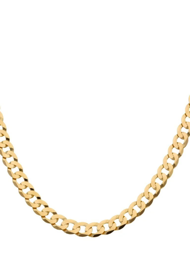 William May 9ct Yellow Gold 22 Inch Curb Chain Necklace 24.8G