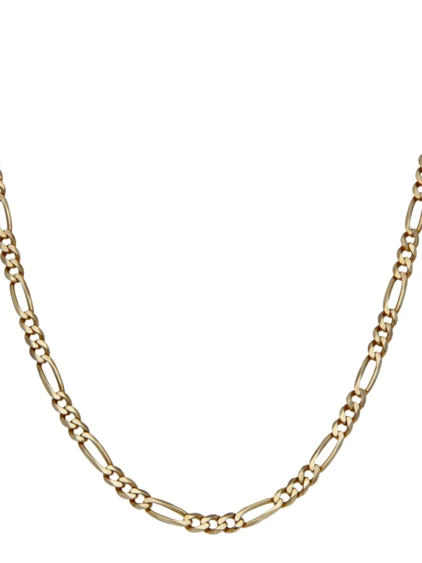 William May 9ct Yellow Gold 23" Figaro Chain Necklace