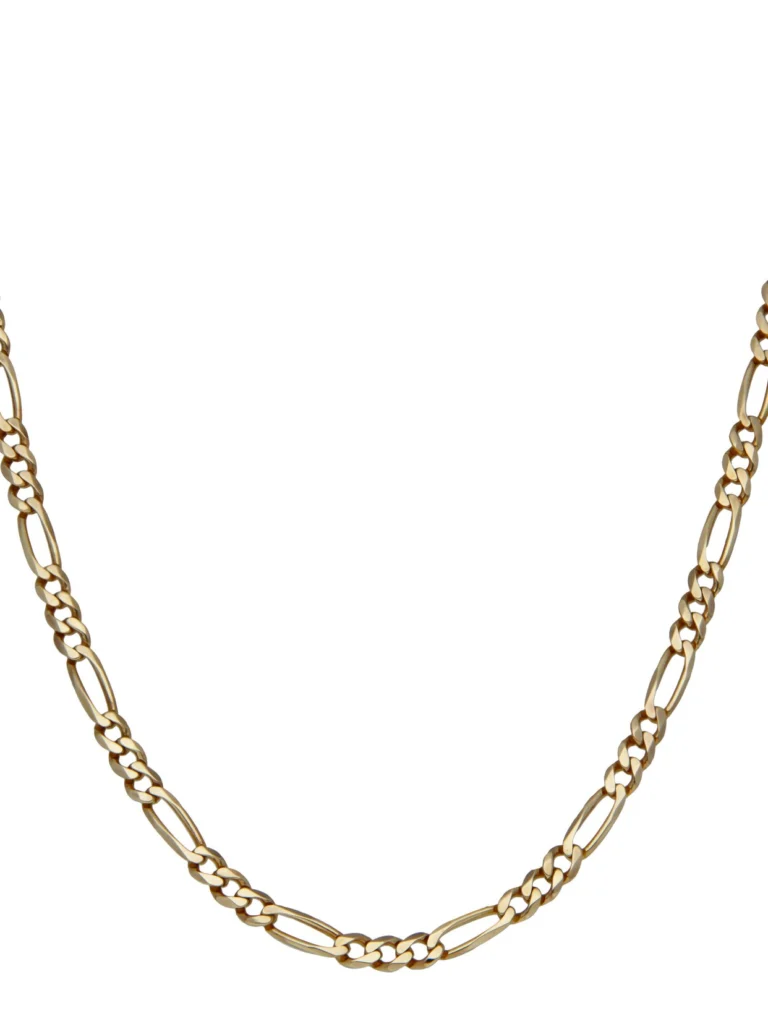 William May 9ct Yellow Gold 23" Figaro Chain Necklace
