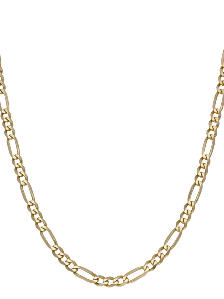 William May 9ct Yellow Gold 24" Figaro Chain Necklace
