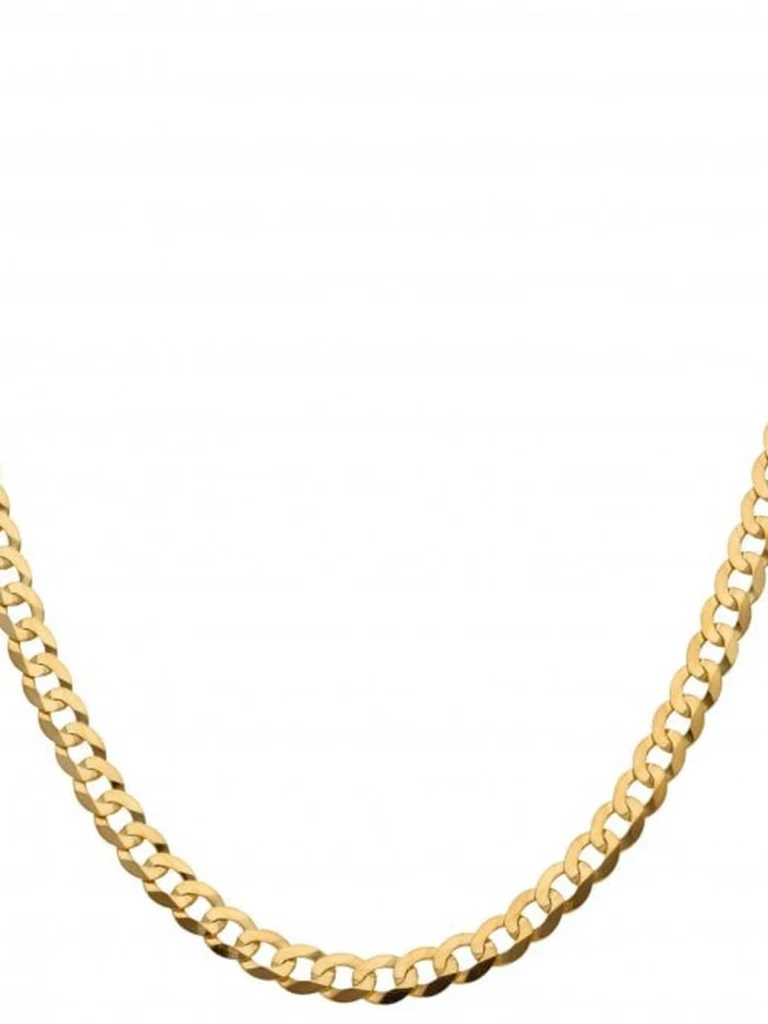 William May 9ct Yellow Gold 24 Inch Solid Curb Link Chain Necklace 18.4G
