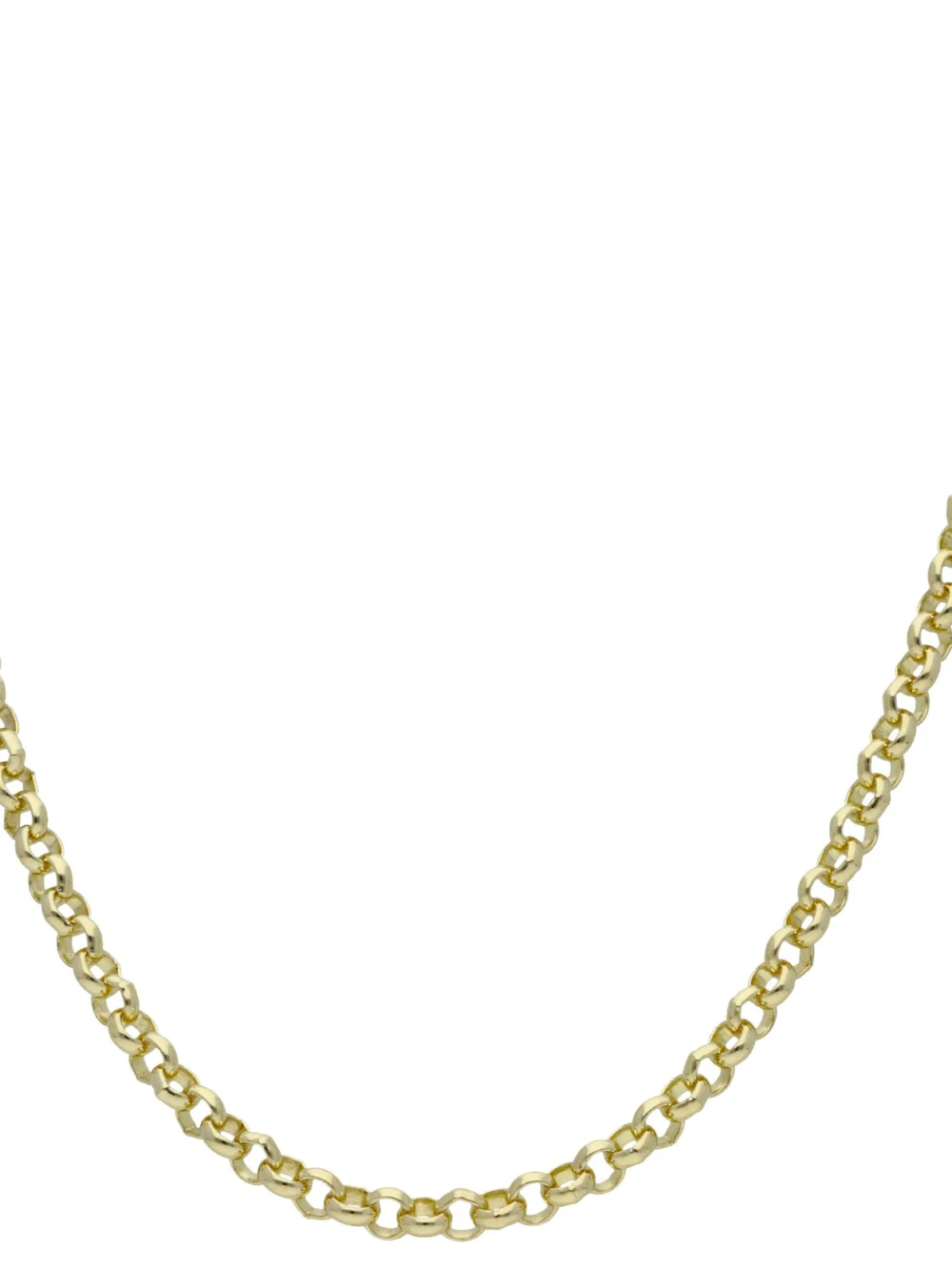 William May 9ct Yellow Gold 24" Solid Round Belcher Chain Necklace 1.1Oz, view 2