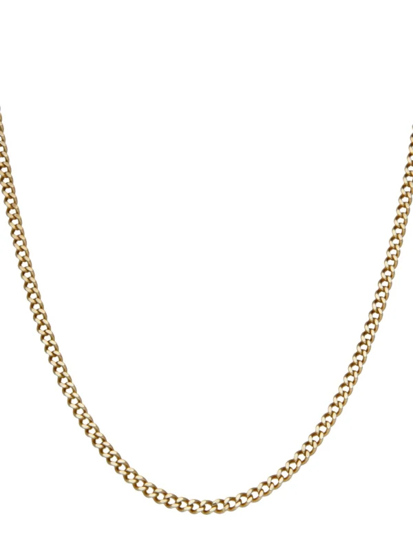 William May 9ct Yellow Gold 25" Curb Chain Necklace