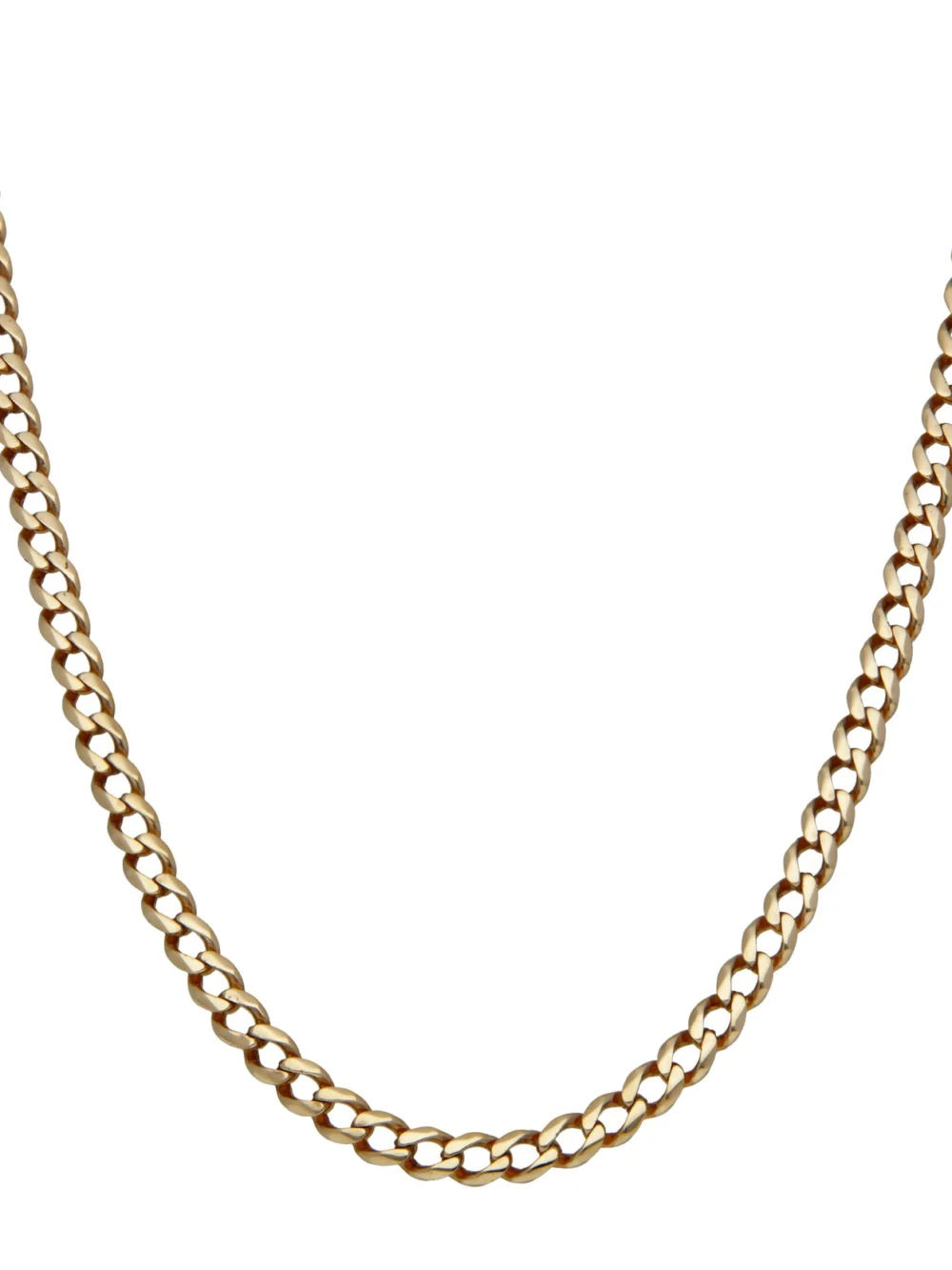 William May 9ct Yellow Gold 25.5" Curb Chain Necklace