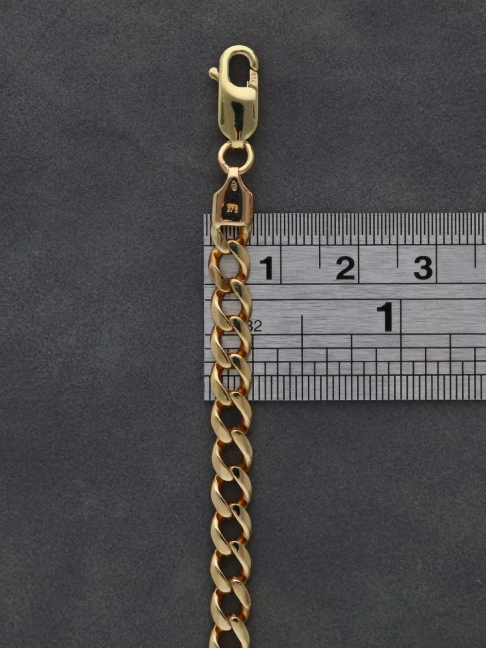 William May 9ct Yellow Gold 25.5" Curb Chain Necklace, view 3