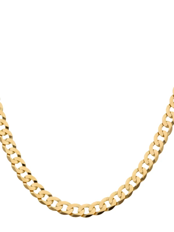 William May 9ct Yellow Gold 26 Inch Curb Link Chain Necklace 29G