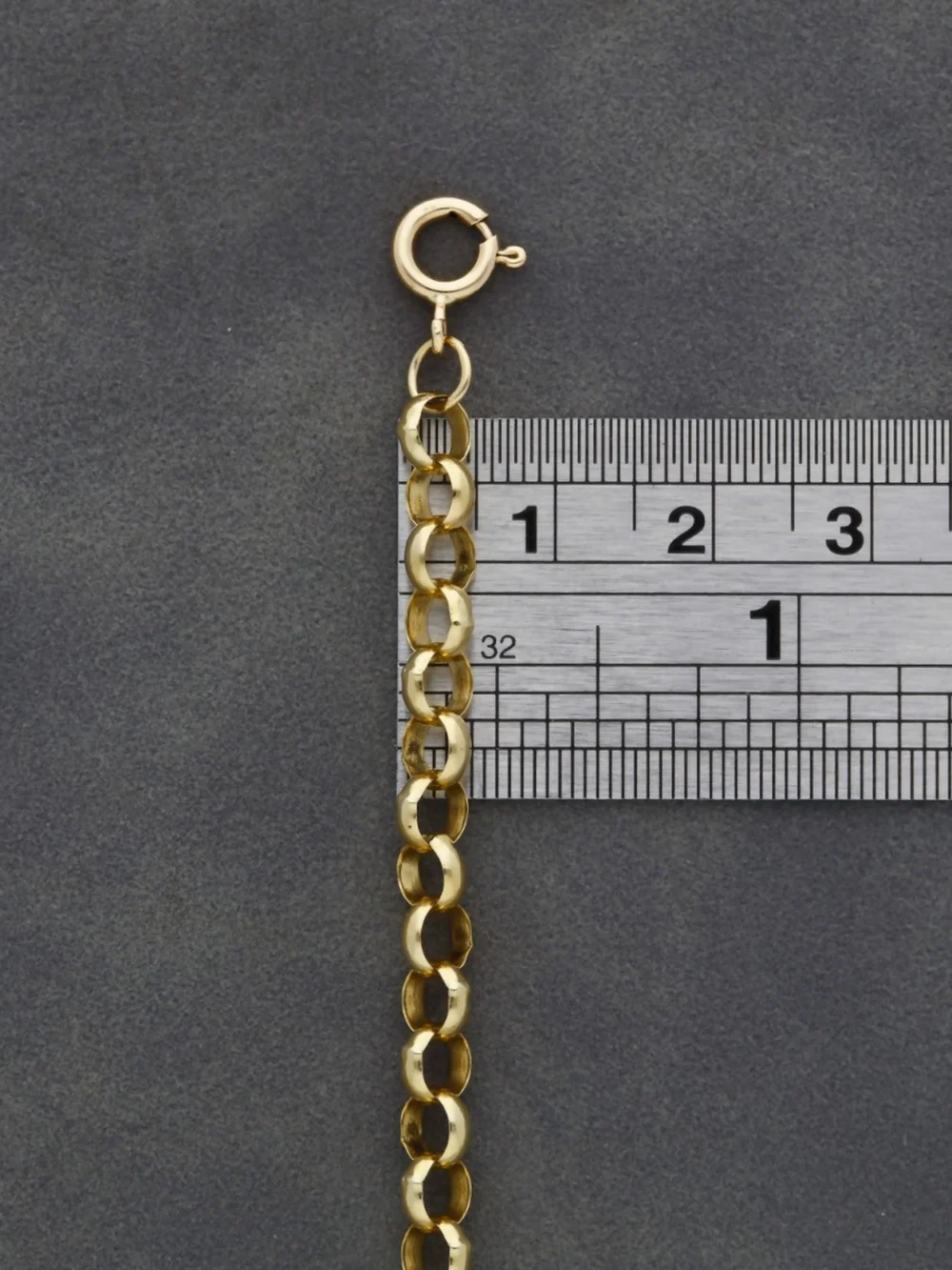 William May 9ct Yellow Gold 26" Polished Belcher Chain Necklace, view 3