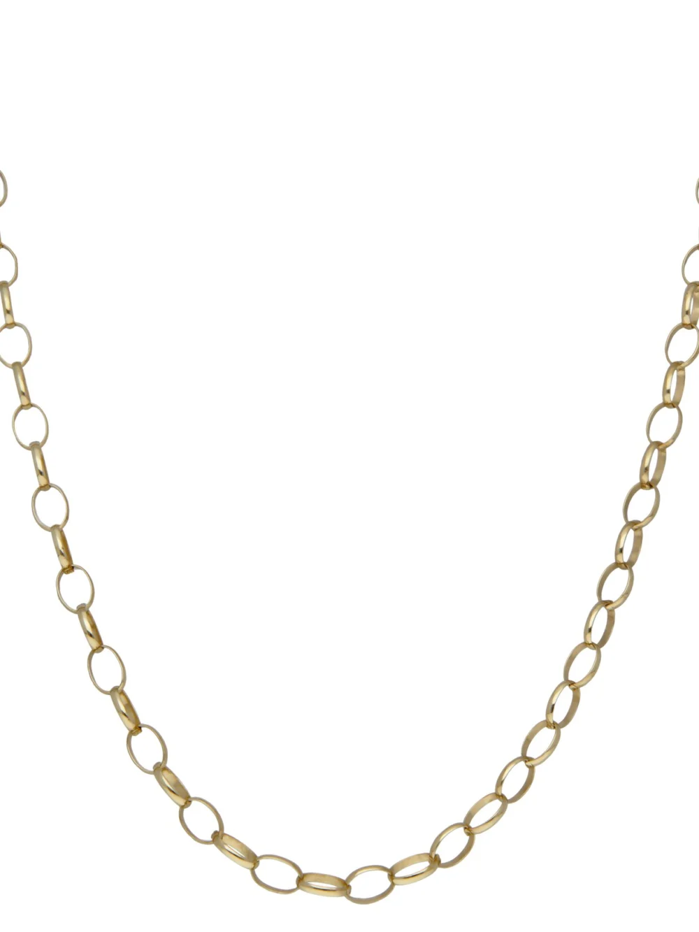 William May 9ct Yellow Gold 28" Belcher Chain Necklace