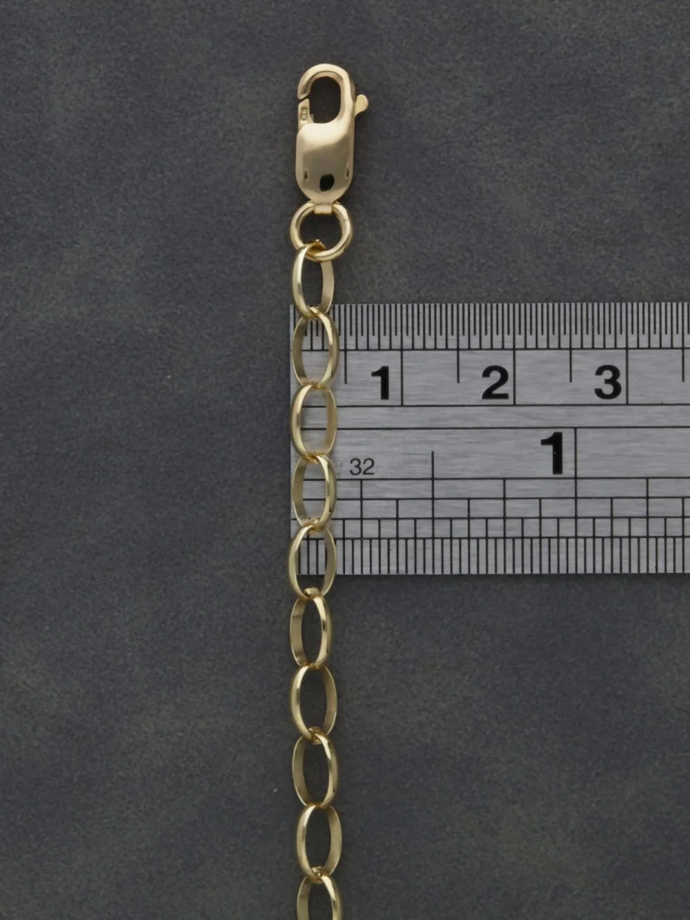 William May 9ct Yellow Gold 28" Belcher Chain Necklace, view 2