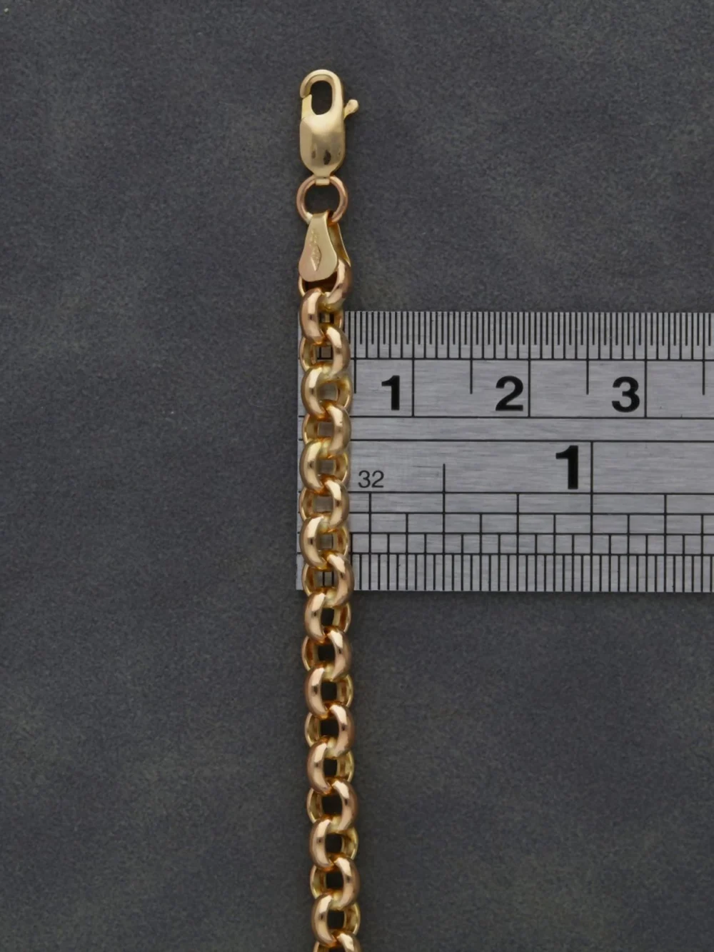 William May 9ct Yellow Gold 28" Belcher Chain Necklace, view 3