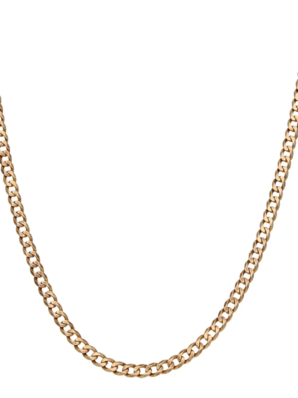 William May 9ct Yellow Gold 29" Curb Chain Necklace, view 2