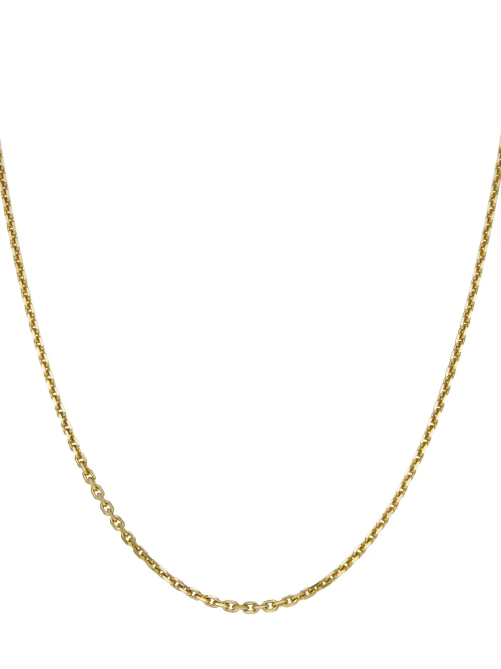 William May 9ct Yellow Gold 30" Diamond-Cut Belcher Chain Necklace