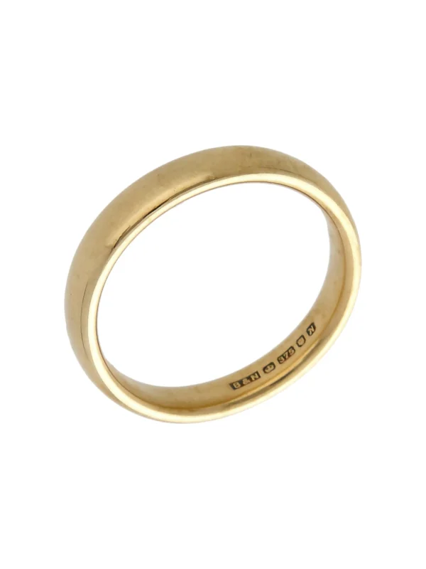 William May 9ct Yellow Gold 3mm Wedding Band Ring