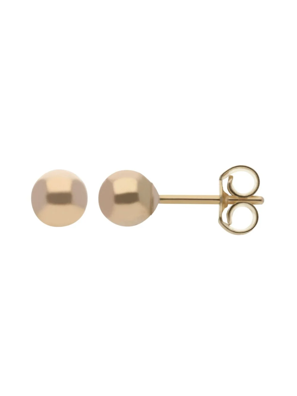 William May 9ct Yellow Gold 4mm Ball Stud Earrings