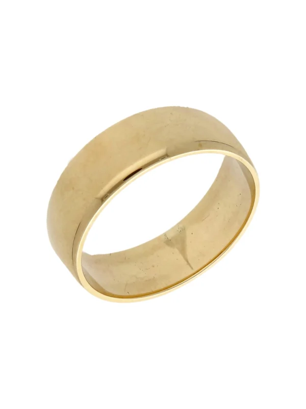 William May 9ct Yellow Gold 7mm Wedding Band Ring