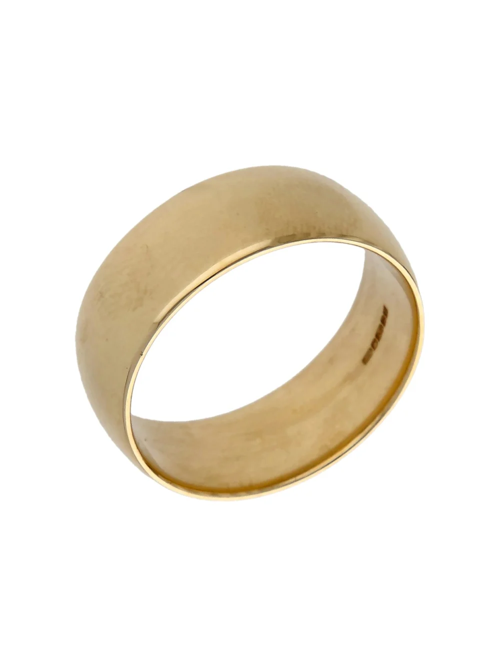 William May 9ct Yellow Gold 8mm Wedding Band Ring
