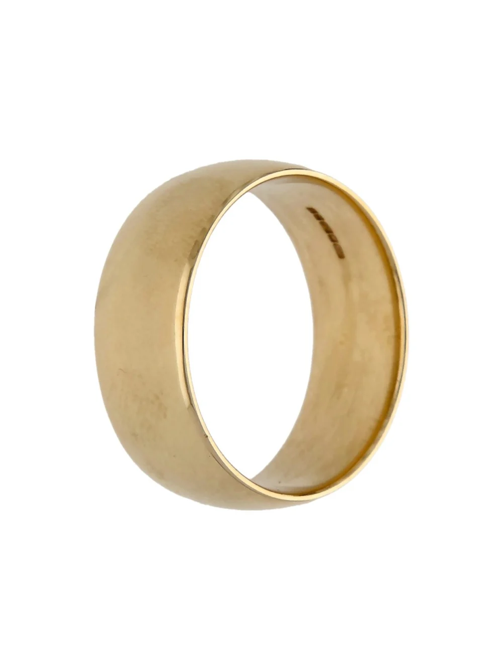 William May 9ct Yellow Gold 8mm Wedding Band Ring, view 2