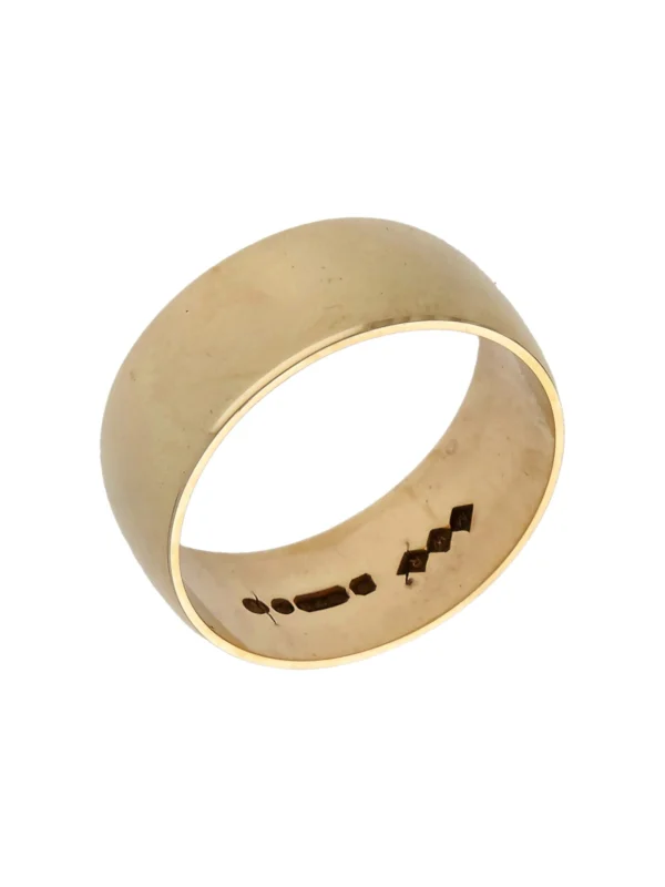 William May 9ct Yellow Gold 9mm Wedding Band Ring