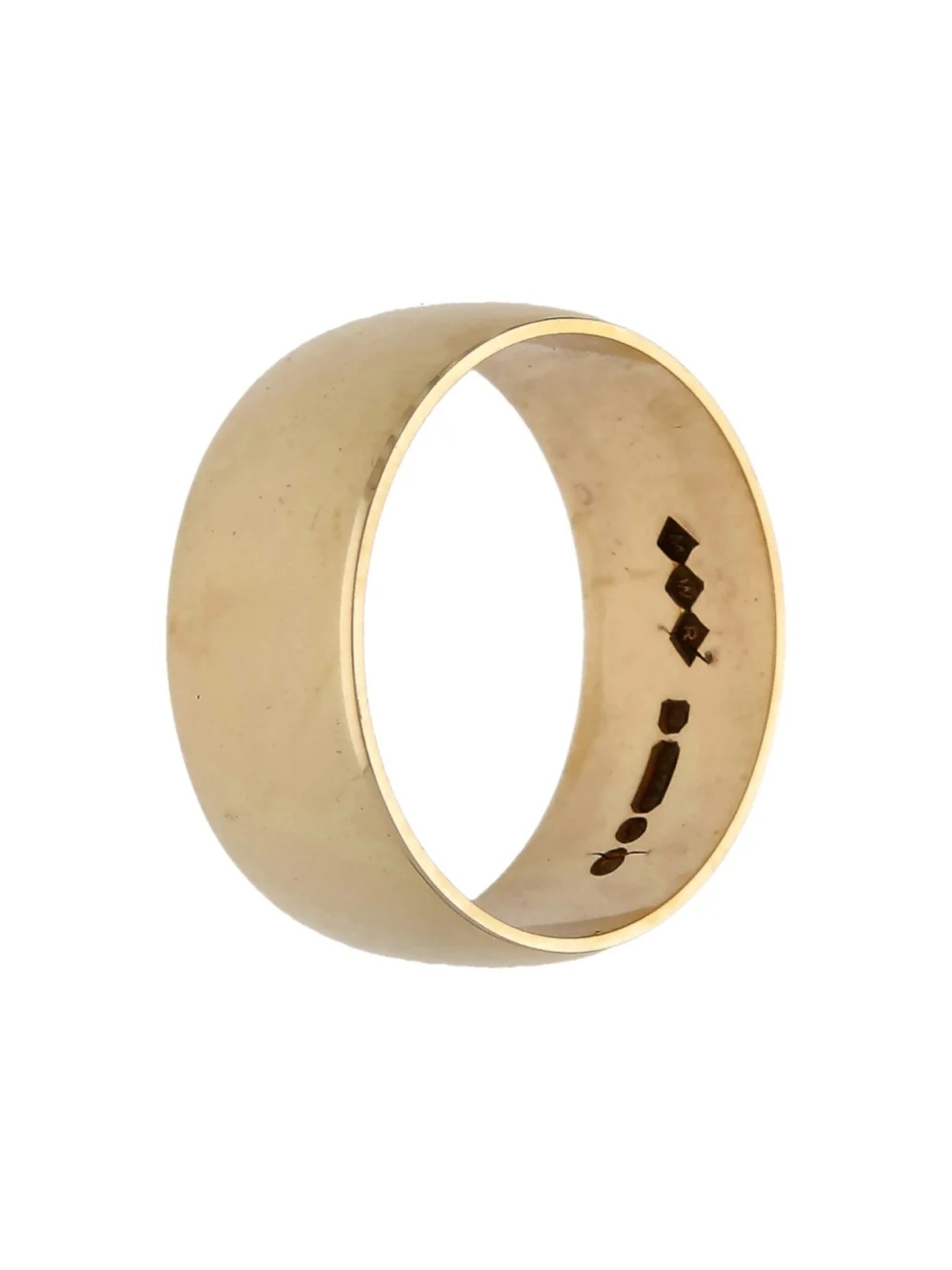 William May 9ct Yellow Gold 9mm Wedding Band Ring, view 2