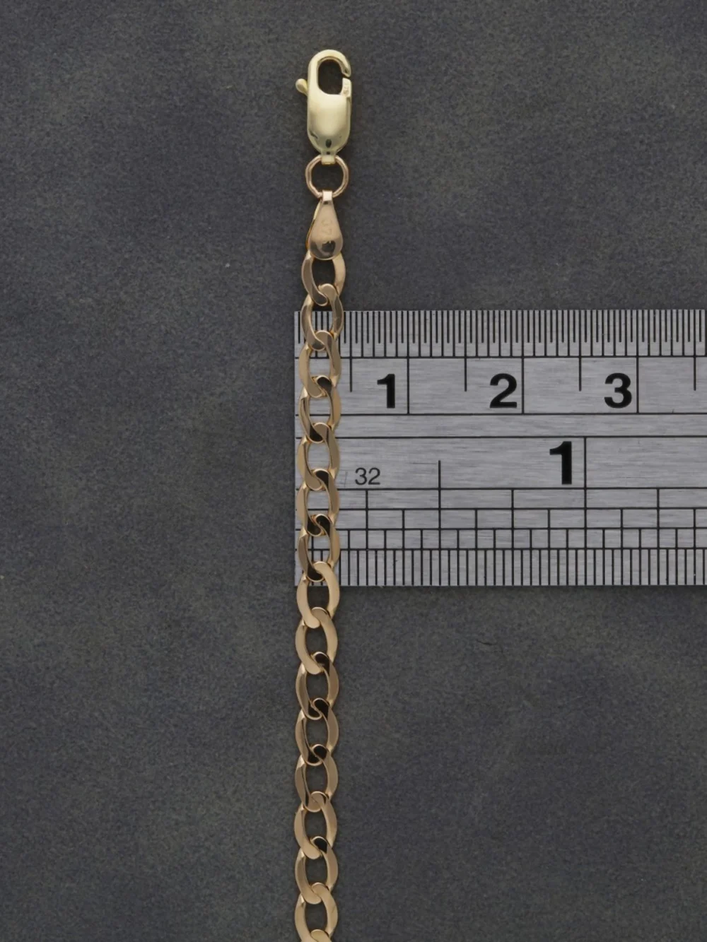 William May 9ct Yellow Gold Age 18 Key Pendant & Chain Necklace, view 3