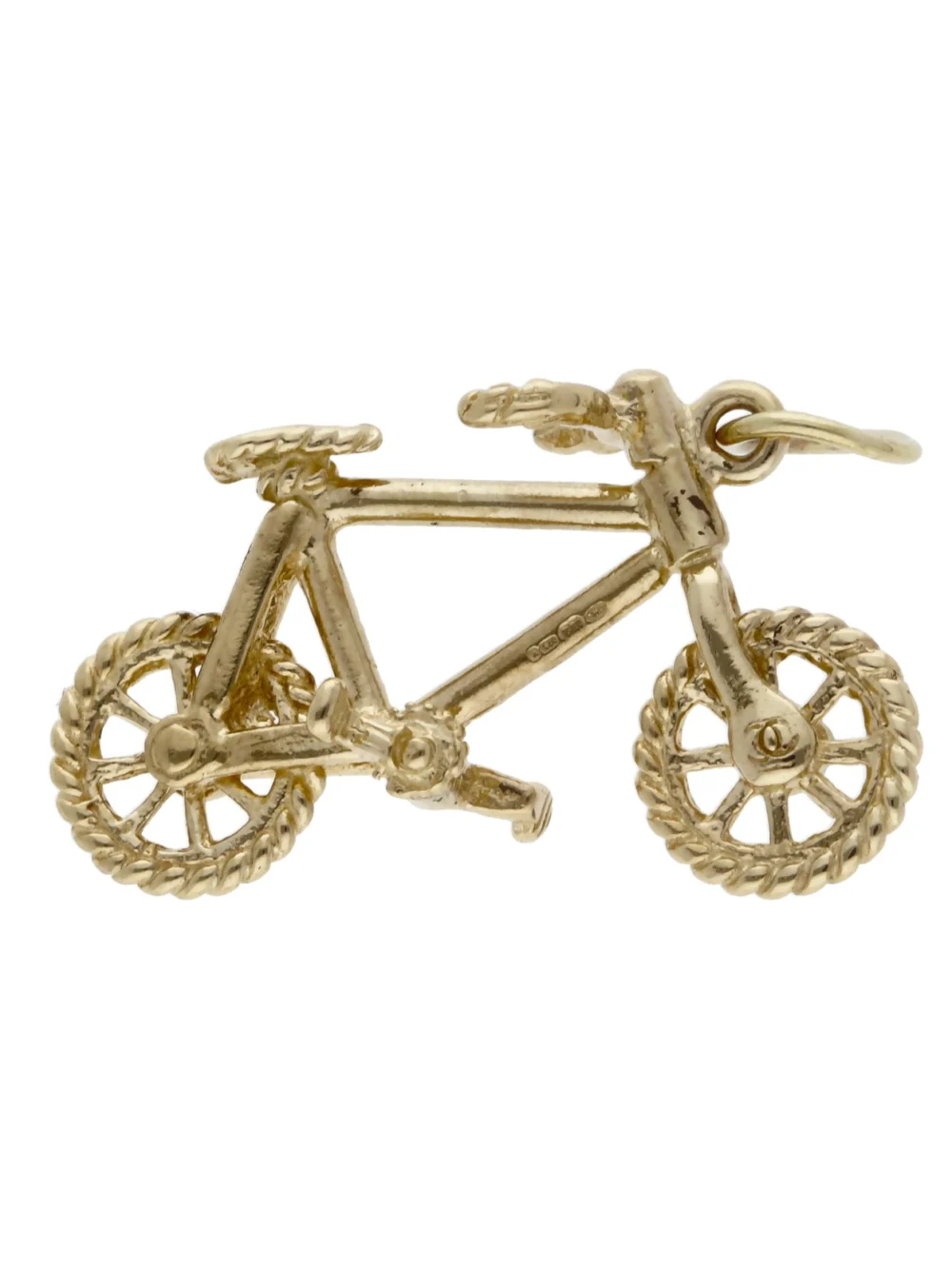 William May 9ct Yellow Gold Bicycle Charm