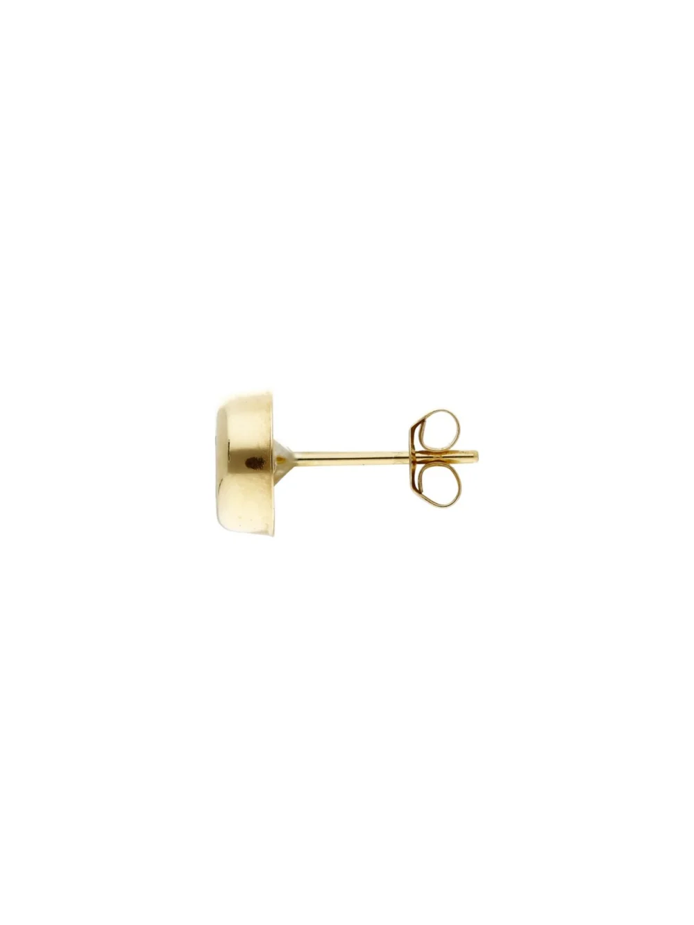 William May 9ct Yellow Gold Cubic Zirconia Single Stud Earring, view 3