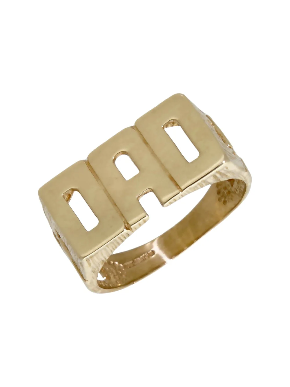 William May 9ct Yellow Gold Dad Ring