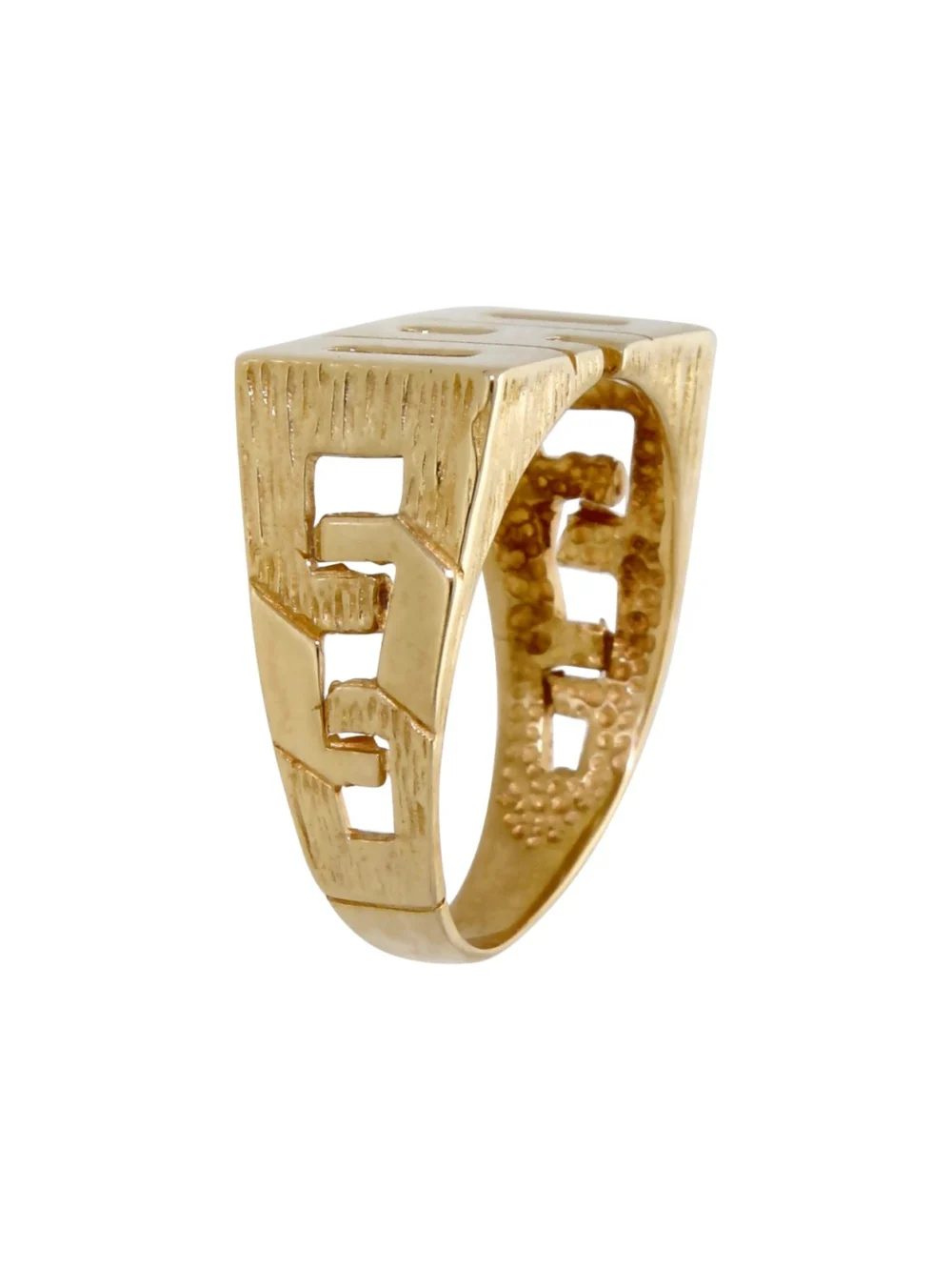 William May 9ct Yellow Gold Dad Ring, view 2