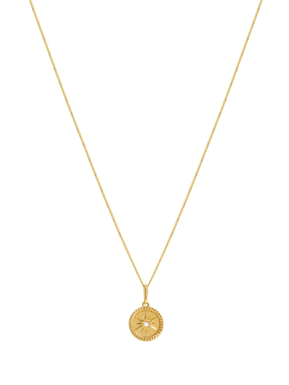 William May 9ct Yellow Gold Gemstone Set North Star Pendant Necklace