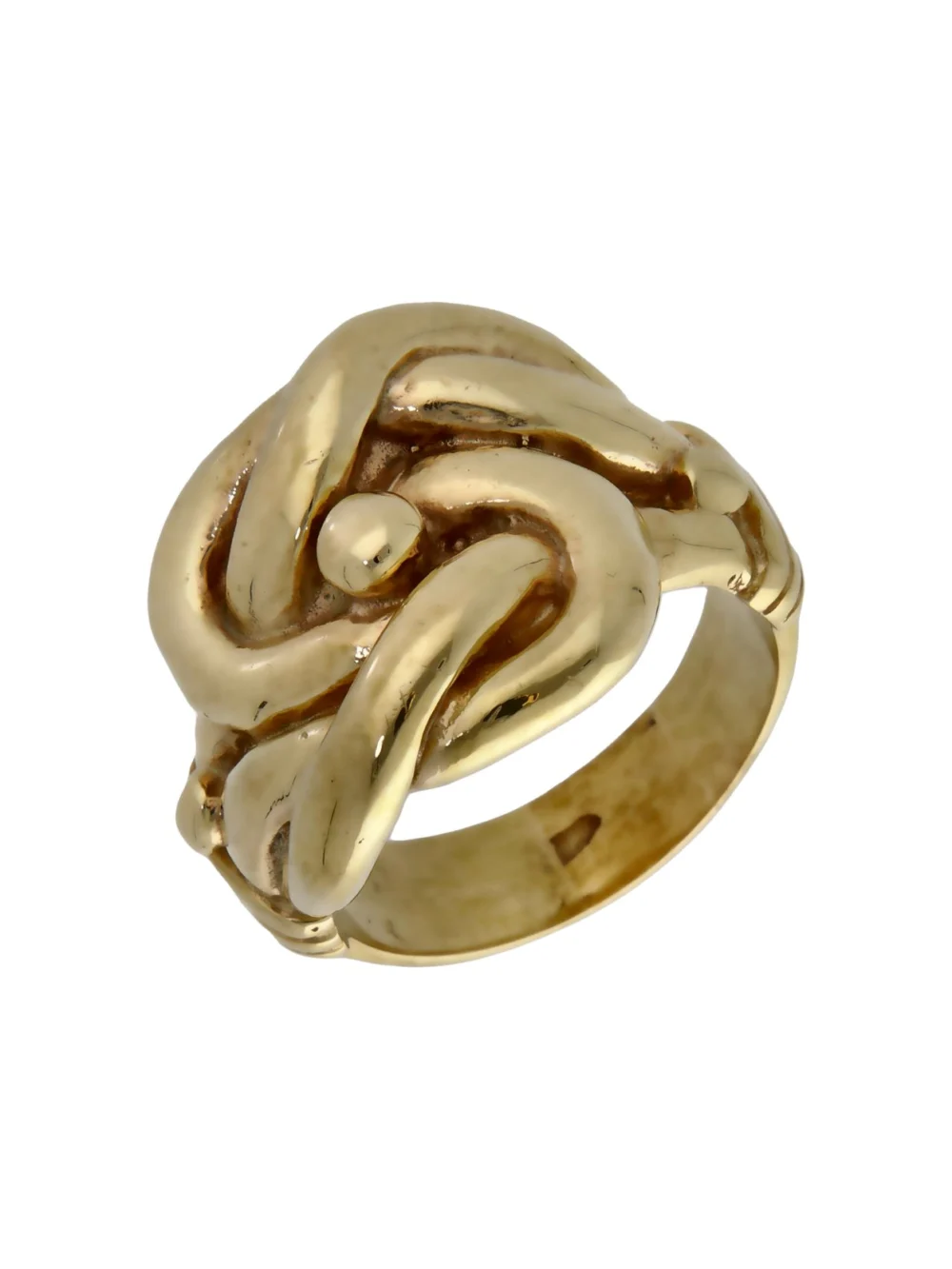 William May 9ct Yellow Gold Heavy Knot Ring