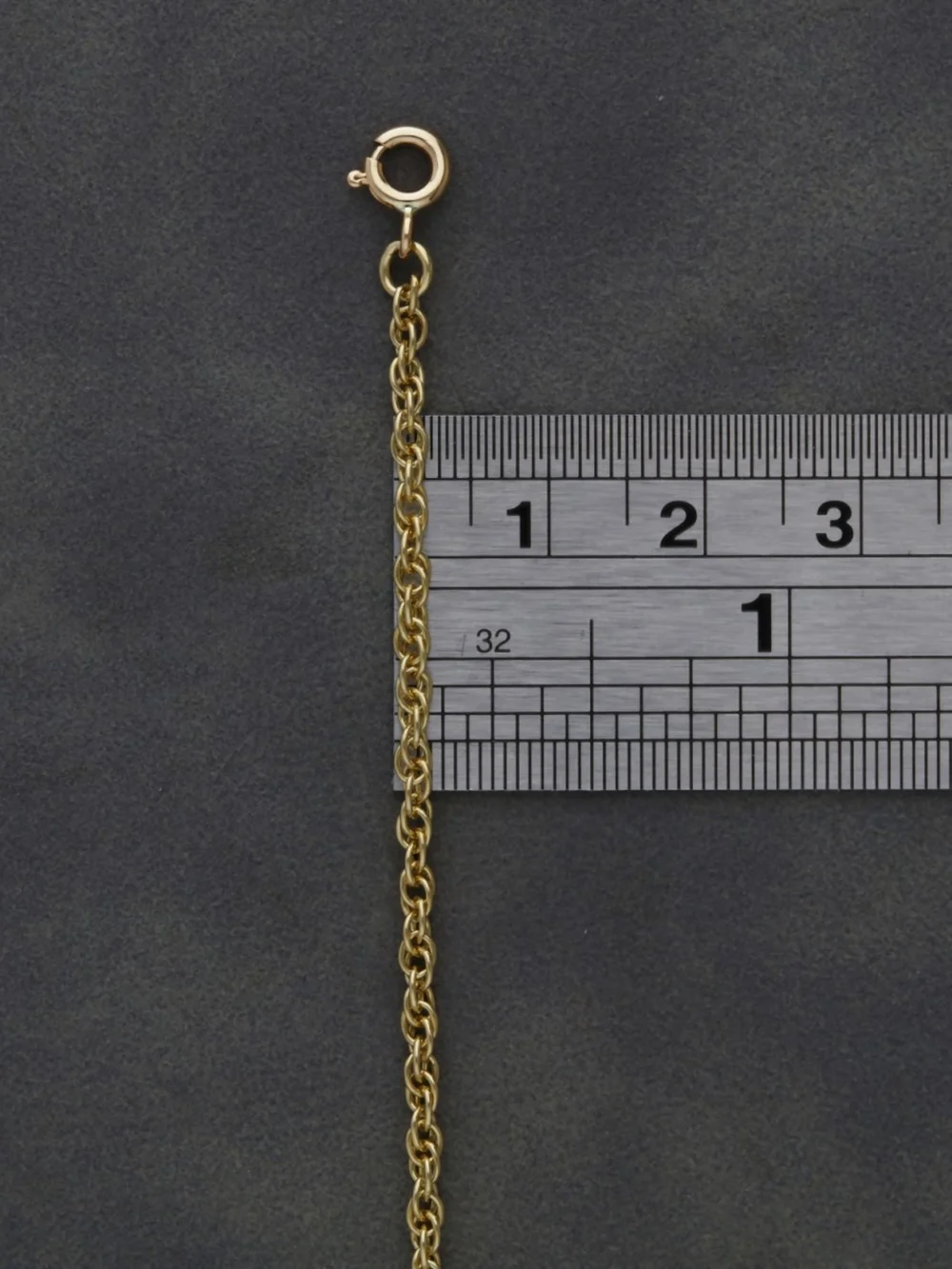 William May 9ct Yellow Gold Patterned Locket & Chain Necklace, view 3