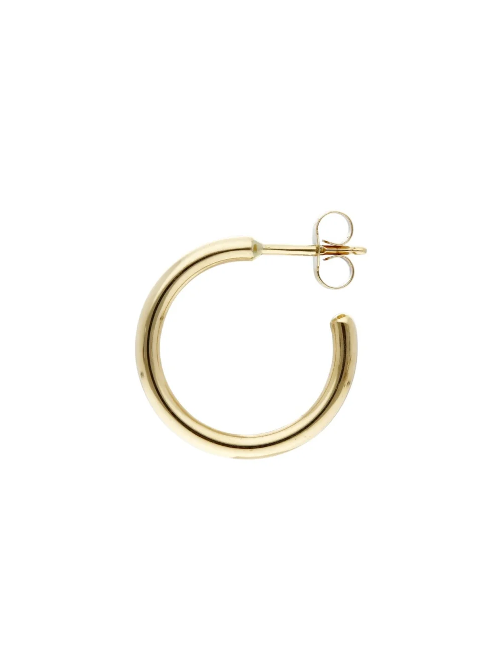 William May 9ct Yellow Gold Polished 3/4 Hoop Earrings, view 2