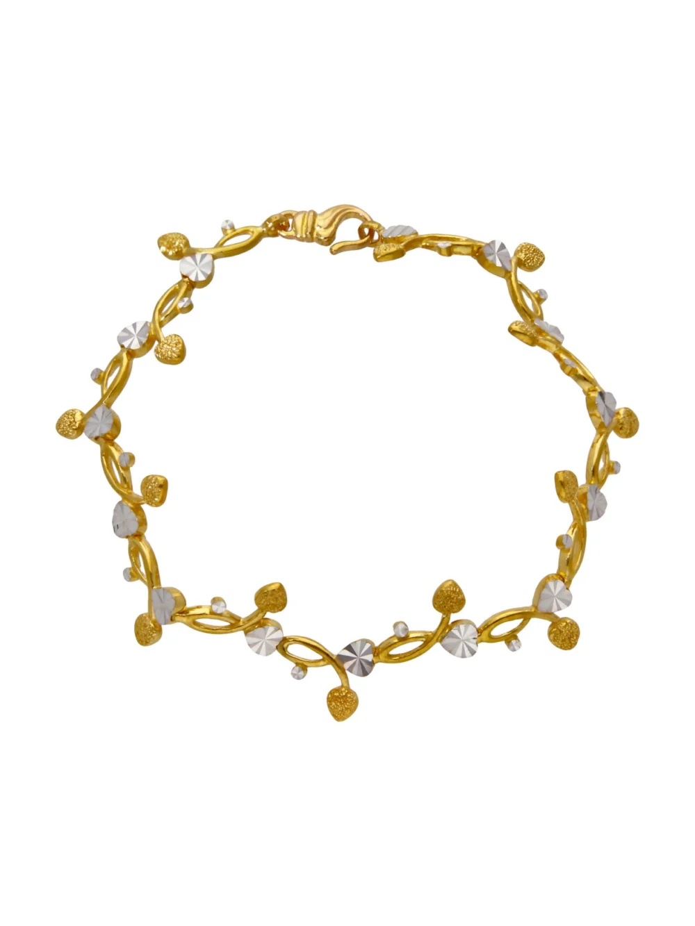 William May High Carat 7" Fancy Link Bracelet