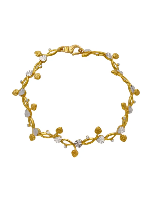William May High Carat 7" Fancy Link Bracelet