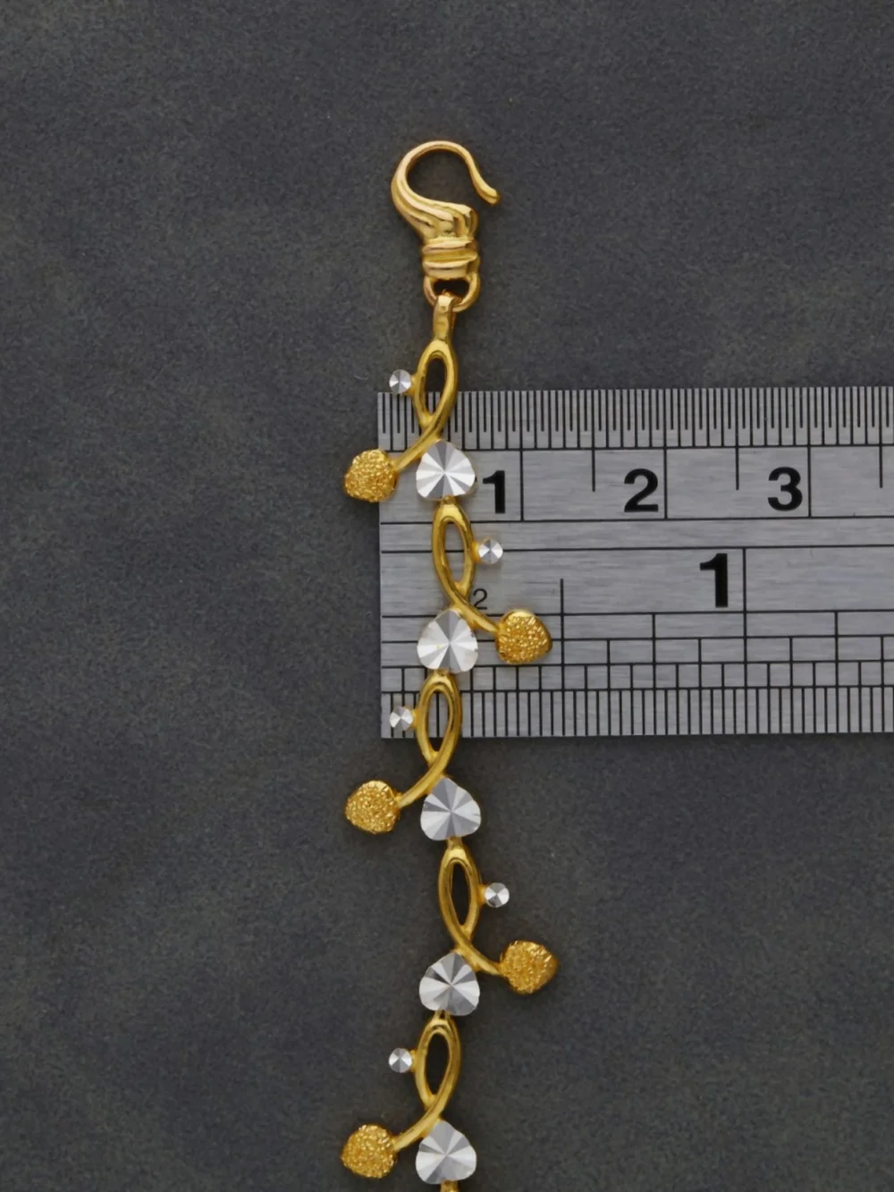 William May High Carat 7" Fancy Link Bracelet, view 4