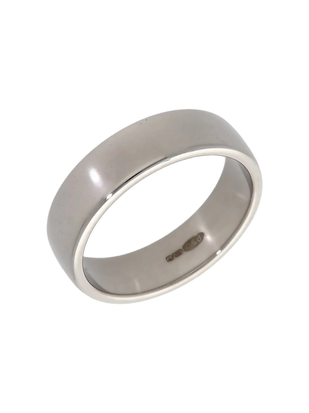 William May Palladium 6mm Wedding Band Ring