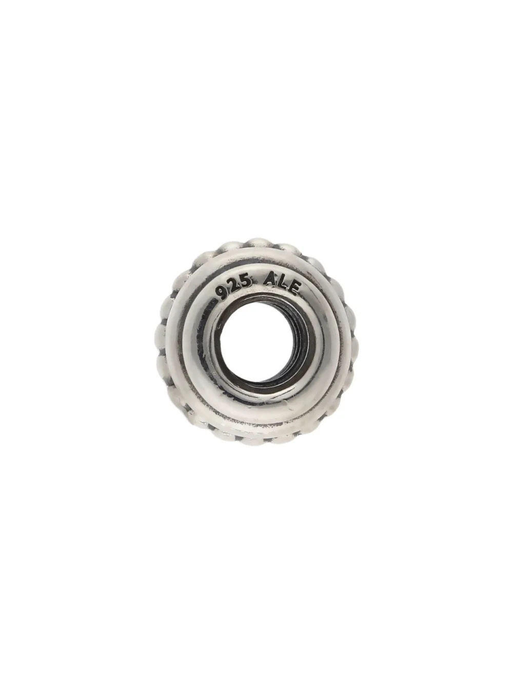 William May Pandora Silver Beaded Centre Charm, view 2